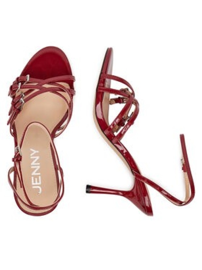 JENNY Sandały LS6025-08 Czerwony