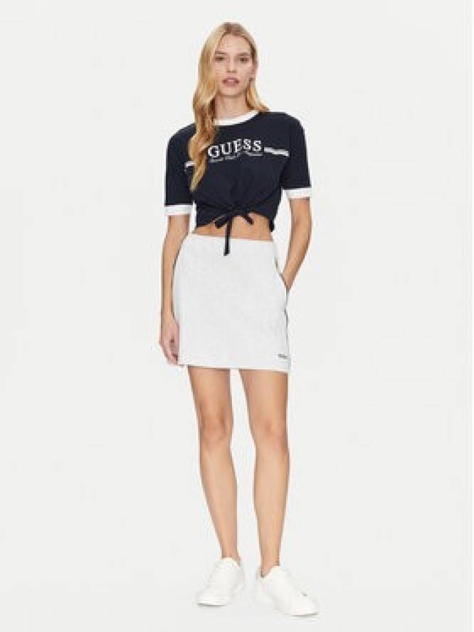 Guess Spódnica mini V5GD02 KCS01 Szary Regular Fit