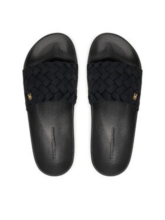 Tommy Hilfiger Klapki Th Braided Pool Slide FW0FW09203 Czarny
