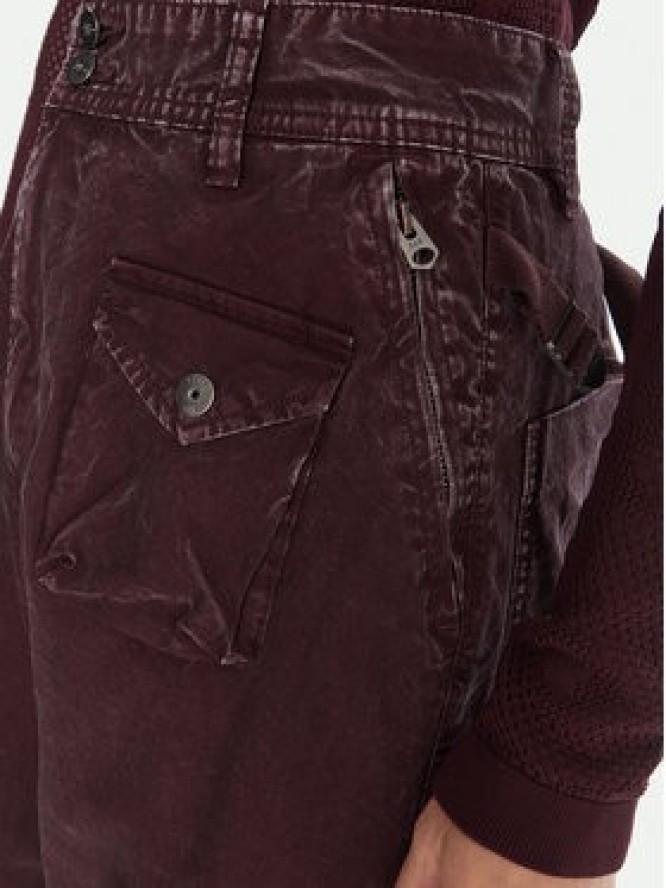 G-Star Raw Spodnie materiałowe Cargo 3D D27025-D388 Fioletowy Boyfriend Fit