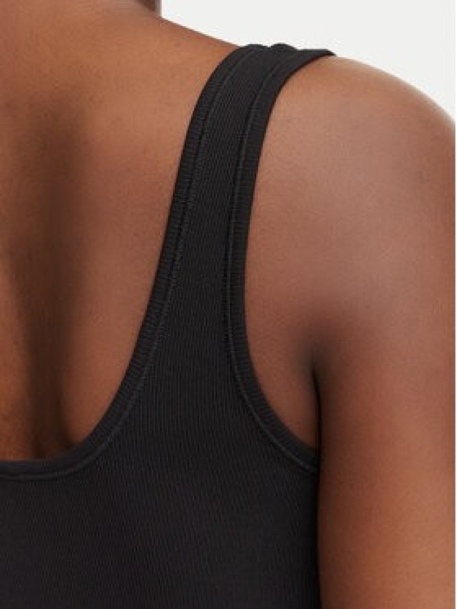 HUGO Top Heart 50566824 Czarny Regular Fit