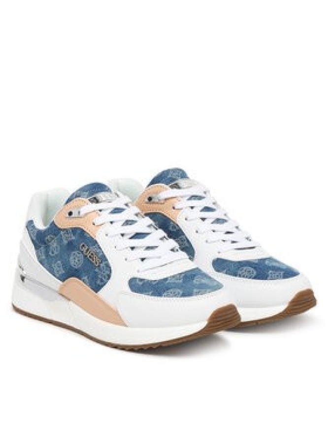 Guess Sneakersy FLJM20 DEN12WH Niebieski
