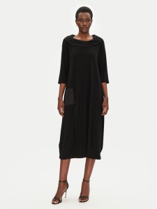 Joseph Ribkoff Sukienka dzianinowa 251198 Czarny Regular Fit