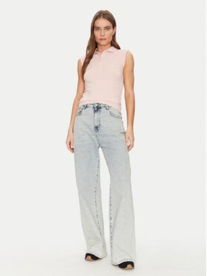 Guess Jeans Polo W5GP24 KCYR1 Beżowy Regular Fit