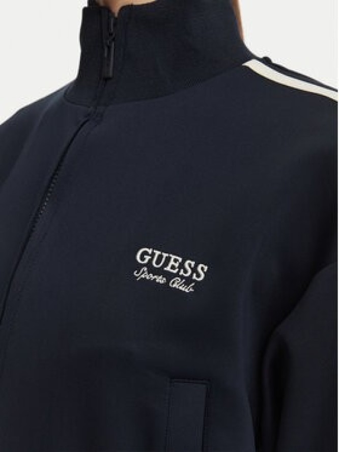 Guess Bluza V6YQ07 K4287 Granatowy Regular Fit