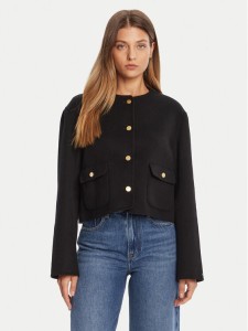 Tommy Hilfiger Kurtka przejściowa WW0WW47446 Czarny Regular Fit