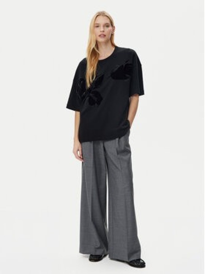 BOSS T-Shirt 50532093 Czarny Relaxed Fit