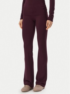 Guess Legginsy V6YB24 K4713 Bordowy Flare Fit