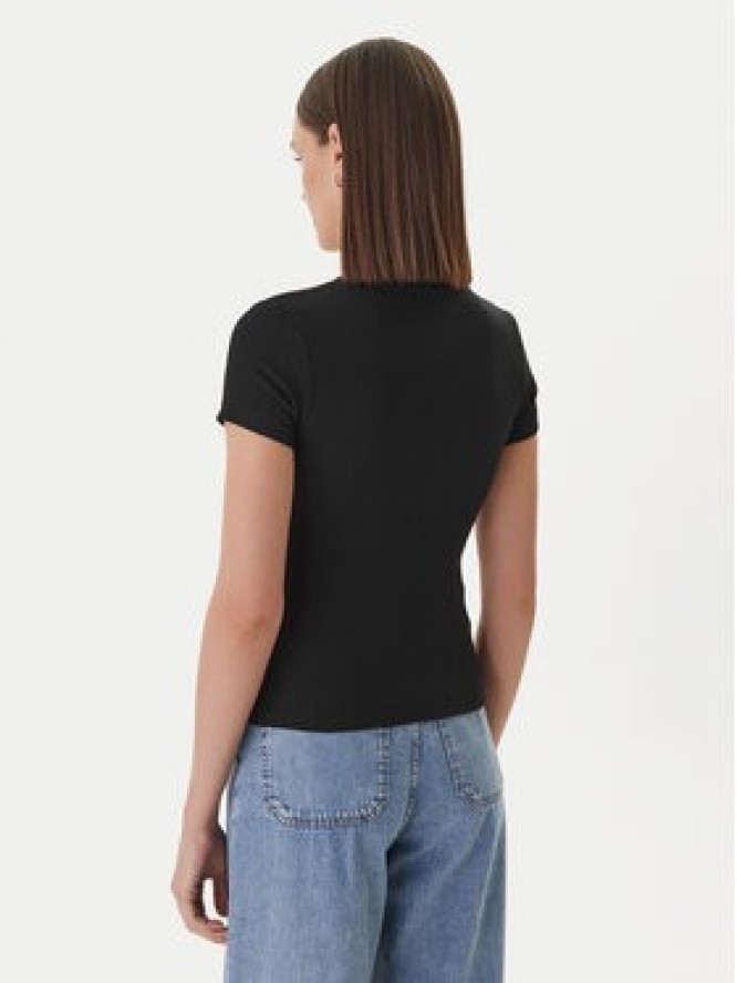 Guess Jeans T-Shirt W6GPZ3 KA0H1 Czarny Slim Fit