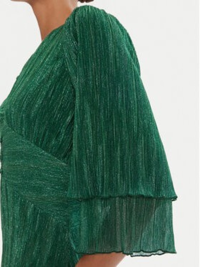 Bruuns Bazaar Sukienka koktajlowa Brella Zabina BBW4533 Zielony Regular Fit