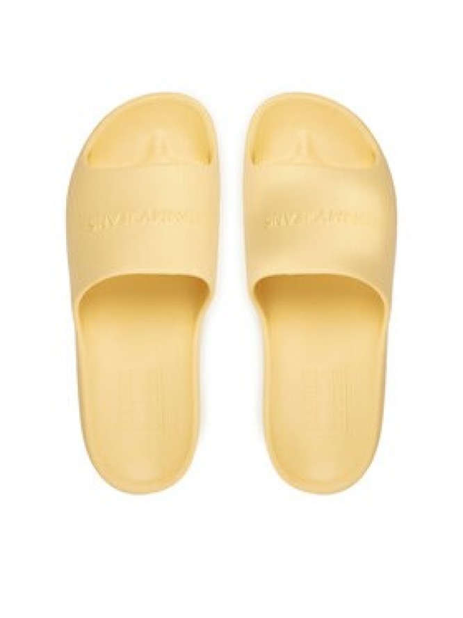 Tommy Jeans Klapki Tjw Chunky Pool Slide Ess EN0EN02879 Żółty