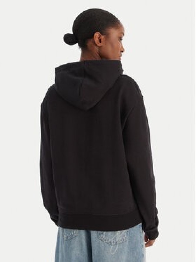 Calvin Klein Jeans Bluza Ls Monogram Terry Po LV047C224G Czarny Regular Fit