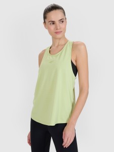 4F Top treningowy oversize szybkoschnący damski - zielony S