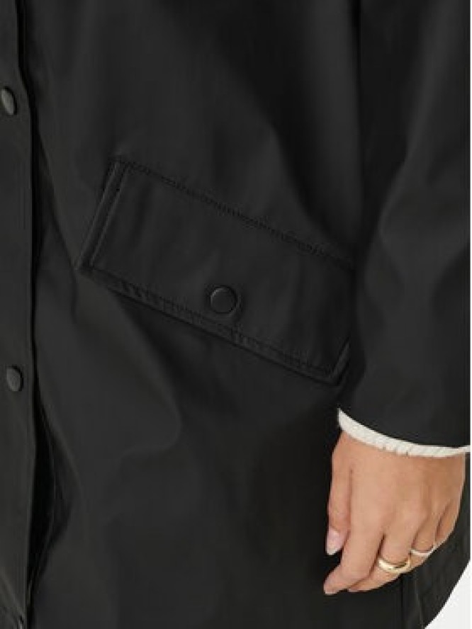 ONLY Kurtka przeciwdeszczowa Elisa 15261734 Czarny Regular Fit