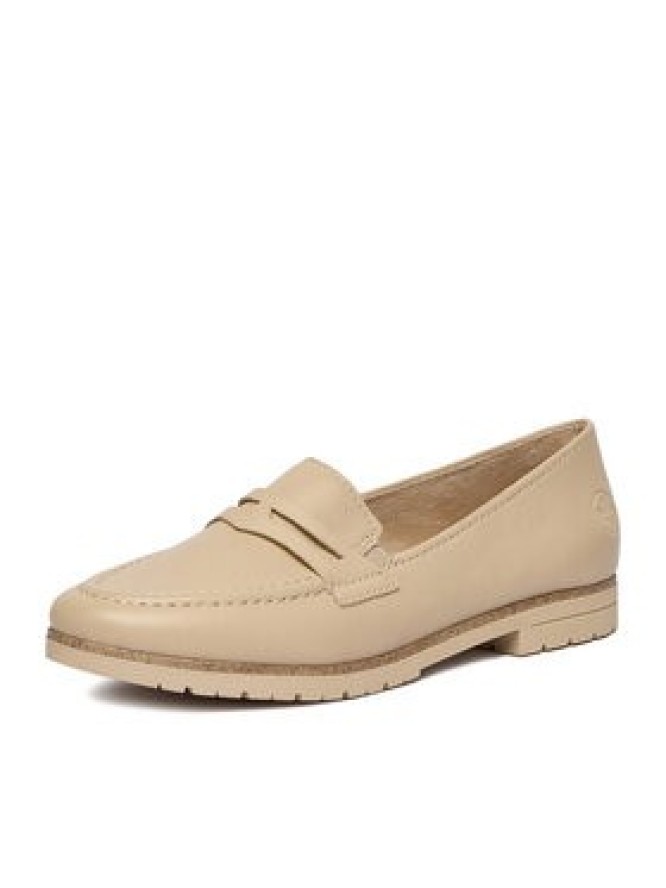 Rieker Loafersy 45300-63 Beżowy