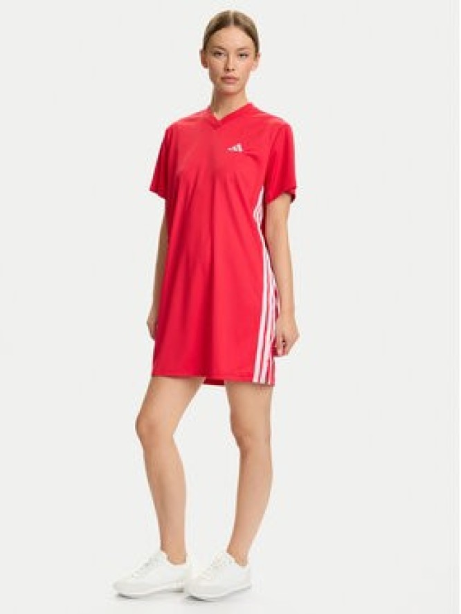 adidas Sukienka codzienna Sport Craft Shift JZ8131 Czerwony Loose Fit