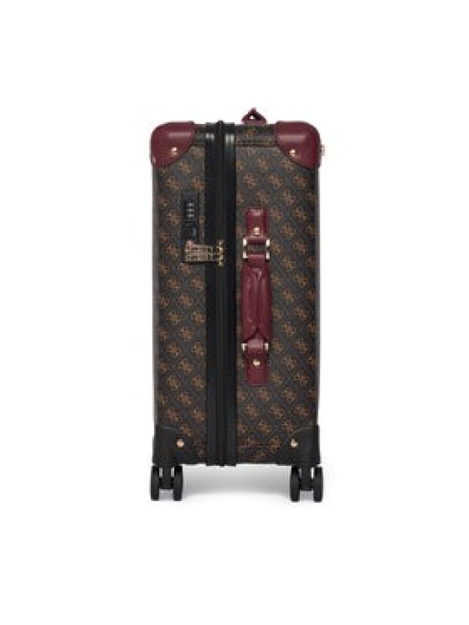 Guess Walizka kabinowa Latona Travel TWLQ92 11983 Brązowy