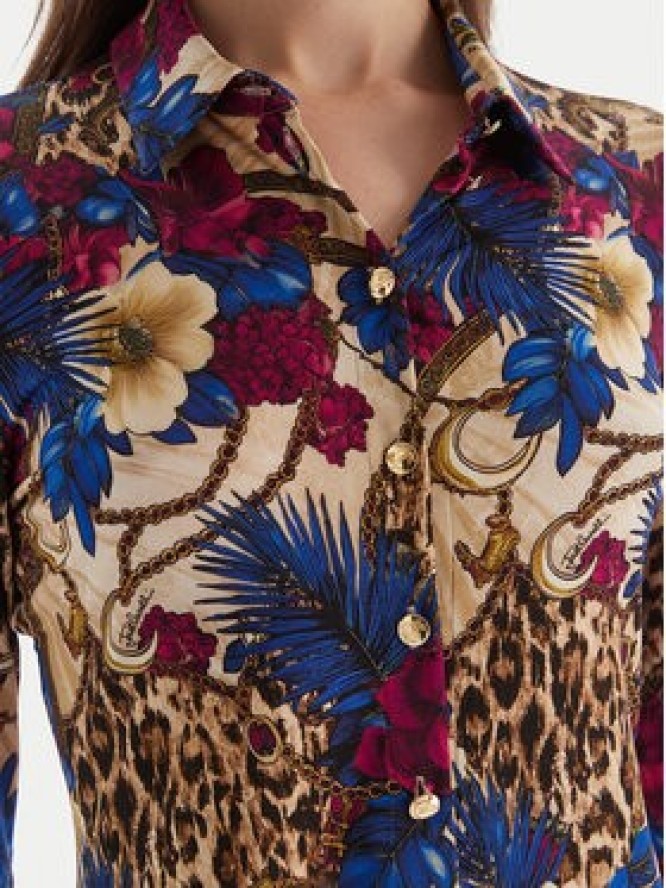 Just Cavalli Koszula 79PAL228 JS531 Kolorowy Slim Fit