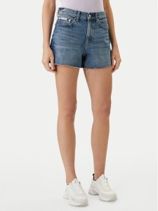Calvin Klein Jeans Szorty jeansowe LV047F765G Niebieski Relaxed Fit