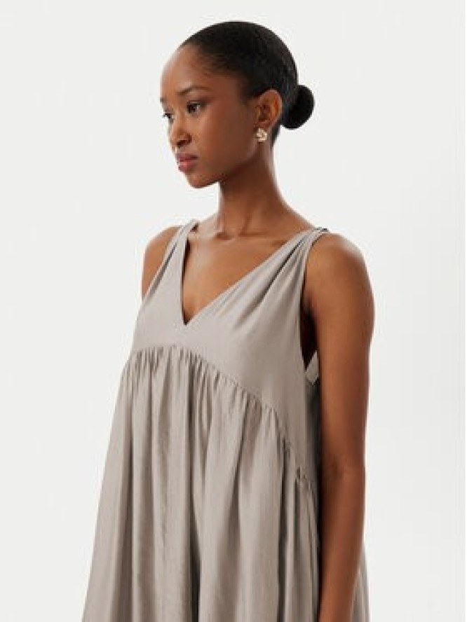 Eleh Sukienka letnia SS260270 Szary Relaxed Fit
