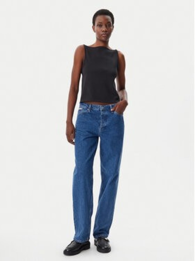 Calvin Klein Jeans Jeansy 90's J20J225134 Granatowy Loose Fit