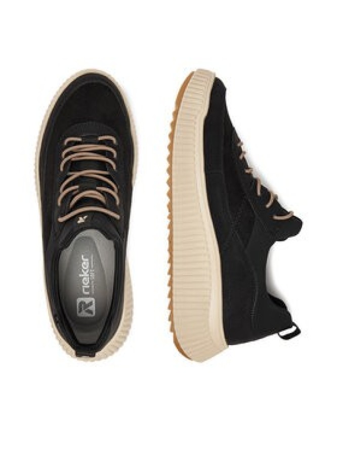 Rieker Sneakersy W1703-00 Czarny