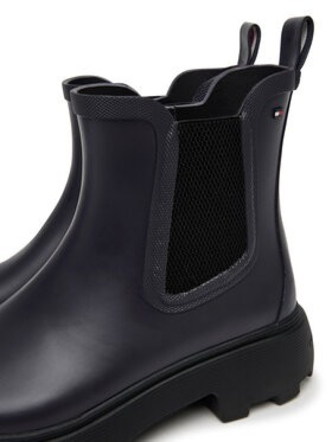 Tommy Hilfiger Kalosze Rubber Flag Cleated FW0FW08637 Granatowy