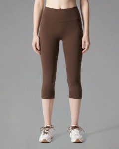 Legginsy 3/4 Softform™ - Brązowy