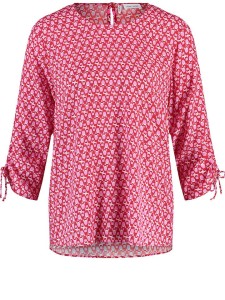 Gerry Weber Bluzka w kolorze czerwono-biało-jasnoróżowym rozmiar: 36