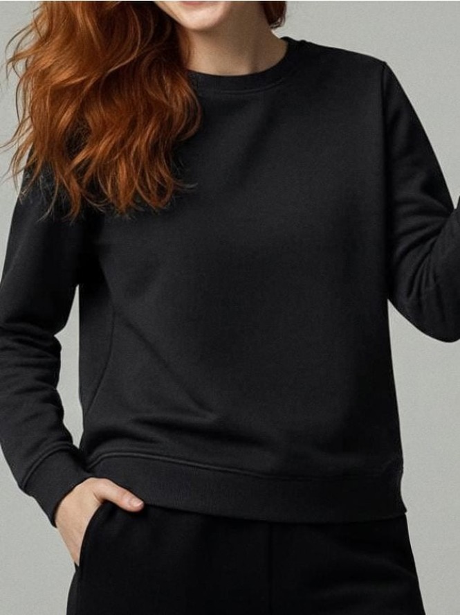 Bluza basic - czarny