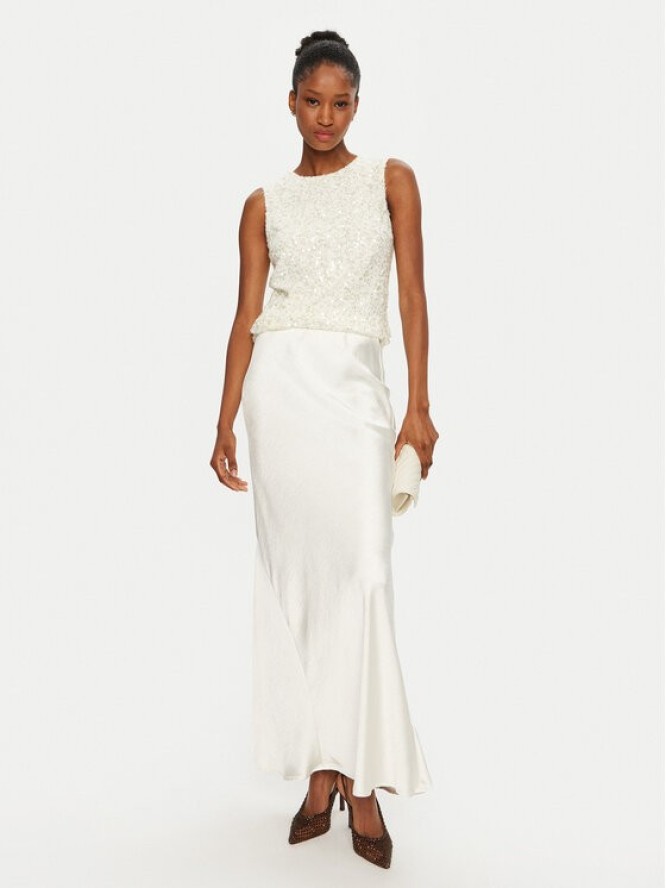 ViCOLO Bluzka TS0140 Biały Regular Fit