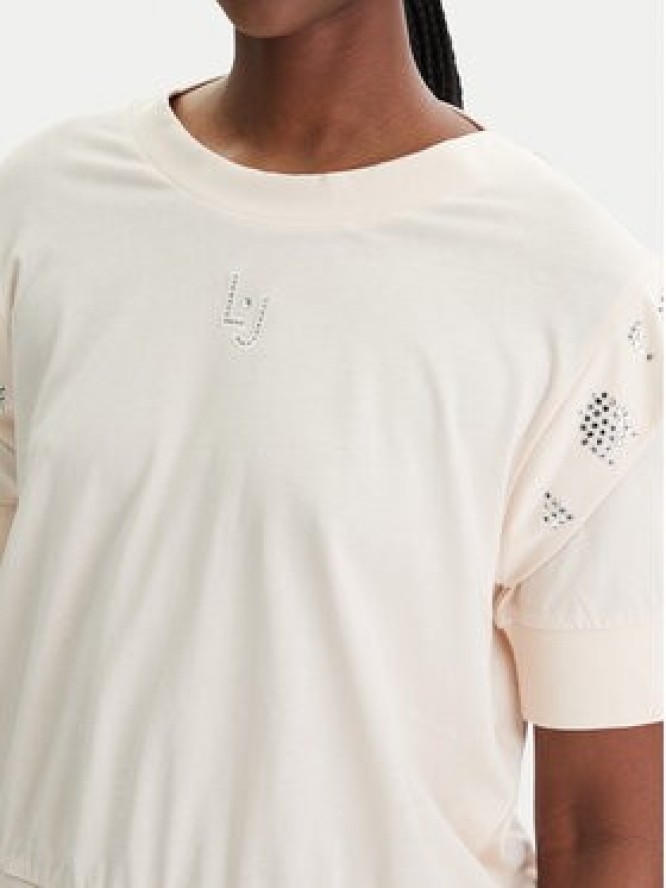 Liu Jo Sport Bluzka TA6030 JS923 Beżowy Regular Fit