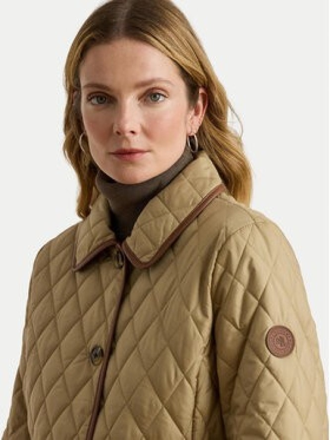 LAUREN RALPH LAUREN Kurtka przejściowa 2,9798E+11 Beżowy Straight Fit