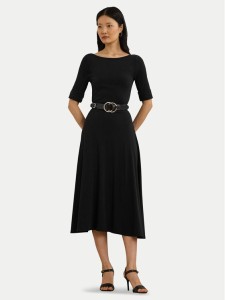 Lauren Ralph Lauren Sukienka codzienna 250863913 Czarny Regular Fit