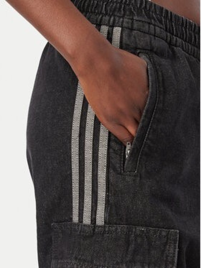 adidas Jeansy KQ6480 Czarny Oversize