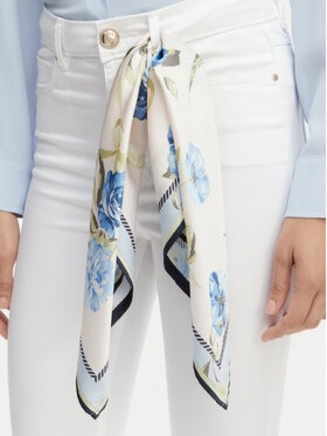 Guess Jeansy W5GA91 W93CM Biały Skinny Fit