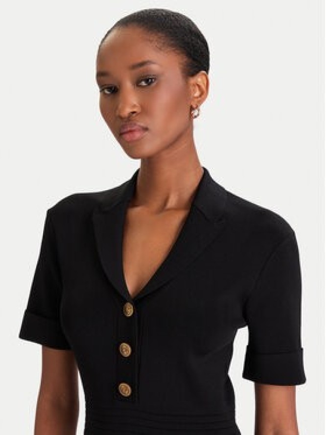 Guess Sukienka dzianinowa W5YK29 Z0130 Czarny Slim Fit