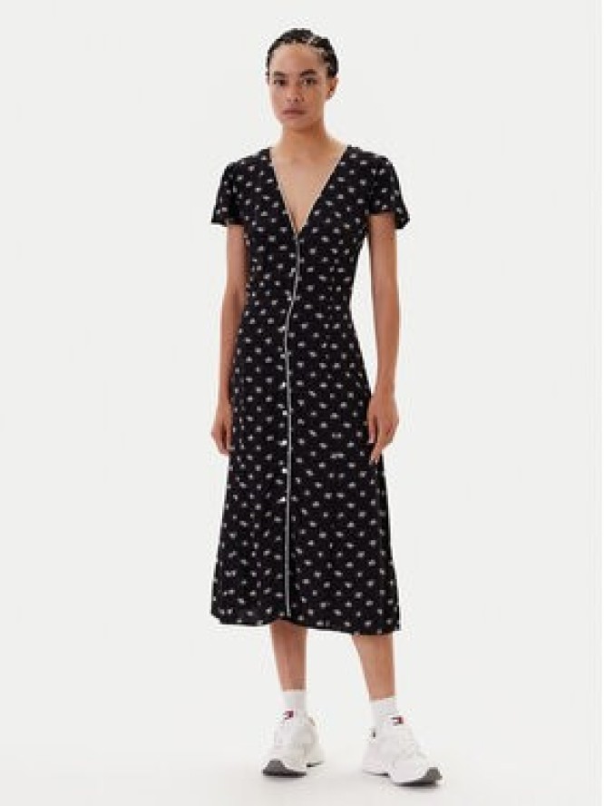 Tommy Jeans Sukienka codzienna DW0DW20884 Czarny Regular Fit