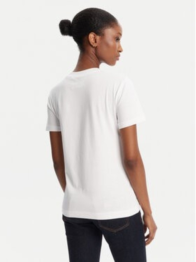 Versace Jeans Couture T-Shirt 79HAHE06 CJ00E Biały Regular Fit