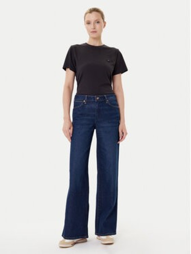 Wrangler Jeansy World Wide 112372996 Granatowy Wide Leg
