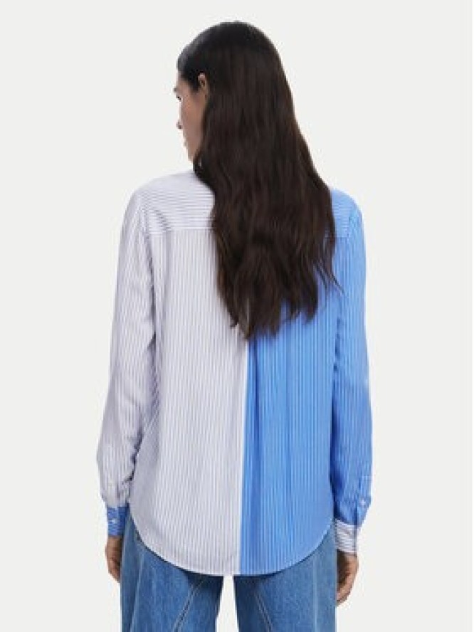 Desigual Koszula A Perfect Ride 25SWCW36 Niebieski Regular Fit