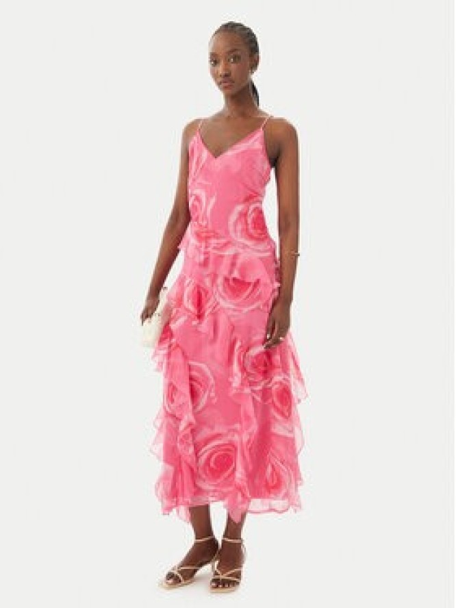 Vero Moda Sukienka wieczorowa Smilla 10346307 Różowy Regular Fit