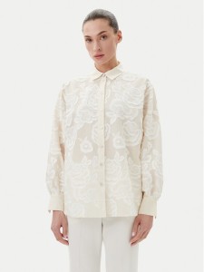 Bruuns Bazaar Koszula Calamus Felina BBW4538 Biały Regular Fit