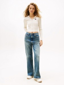 TOMMY JEANS Kardigan w kolorze kremowym rozmiar: M