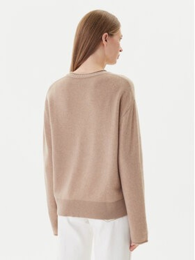 Tommy Hilfiger Sweter WW0WW46438 Beżowy Regular Fit