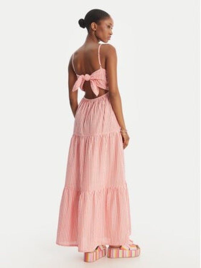 Roxy Sukienka letnia Tropical Glow ERJWD03945 Różowy Regular Fit