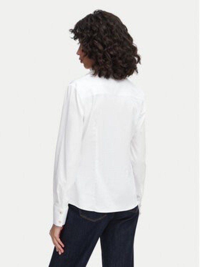 Guess Koszula W6YH10 W2752 Biały Slim Fit