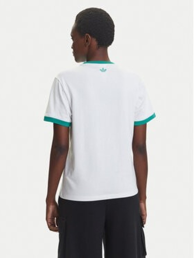 adidas T-Shirt Retro Tennis JY0276 Biały Regular Fit