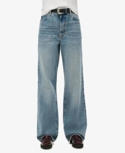 superdry Szerokie Jeans z Organicznej Bawełny