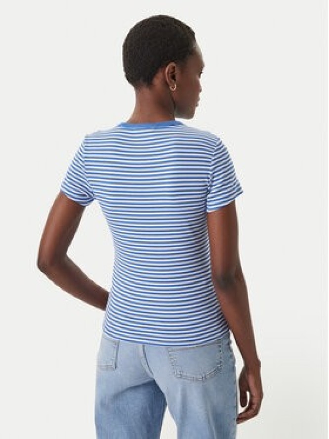 Tommy Jeans T-Shirt Essential DW0DW17383 Niebieski Slim Fit